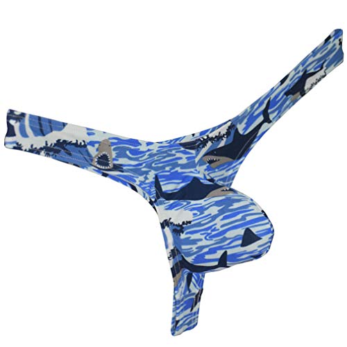 OROCOJUCO Men's Sports Thong Bulge Pouch Tangs Underwear Low Rise Stretchy T-back Hipster G-string