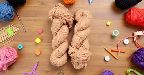 Image of M.G ENTERPRISE Rosemary SilverKnitting Yarn 200 Soft Crochet Yarn for Handmade DIY Art & Craft Projects