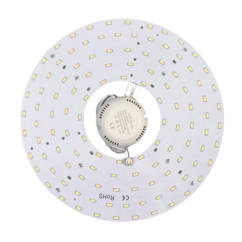 YASTA Circolina LED 56W Luce Naturale 4000k SMD 5730 Kit Modulo Ricambio Magnetico Diametro Ø 27cm Circolare Sostituzione Neon Plafoniera (Naturale)