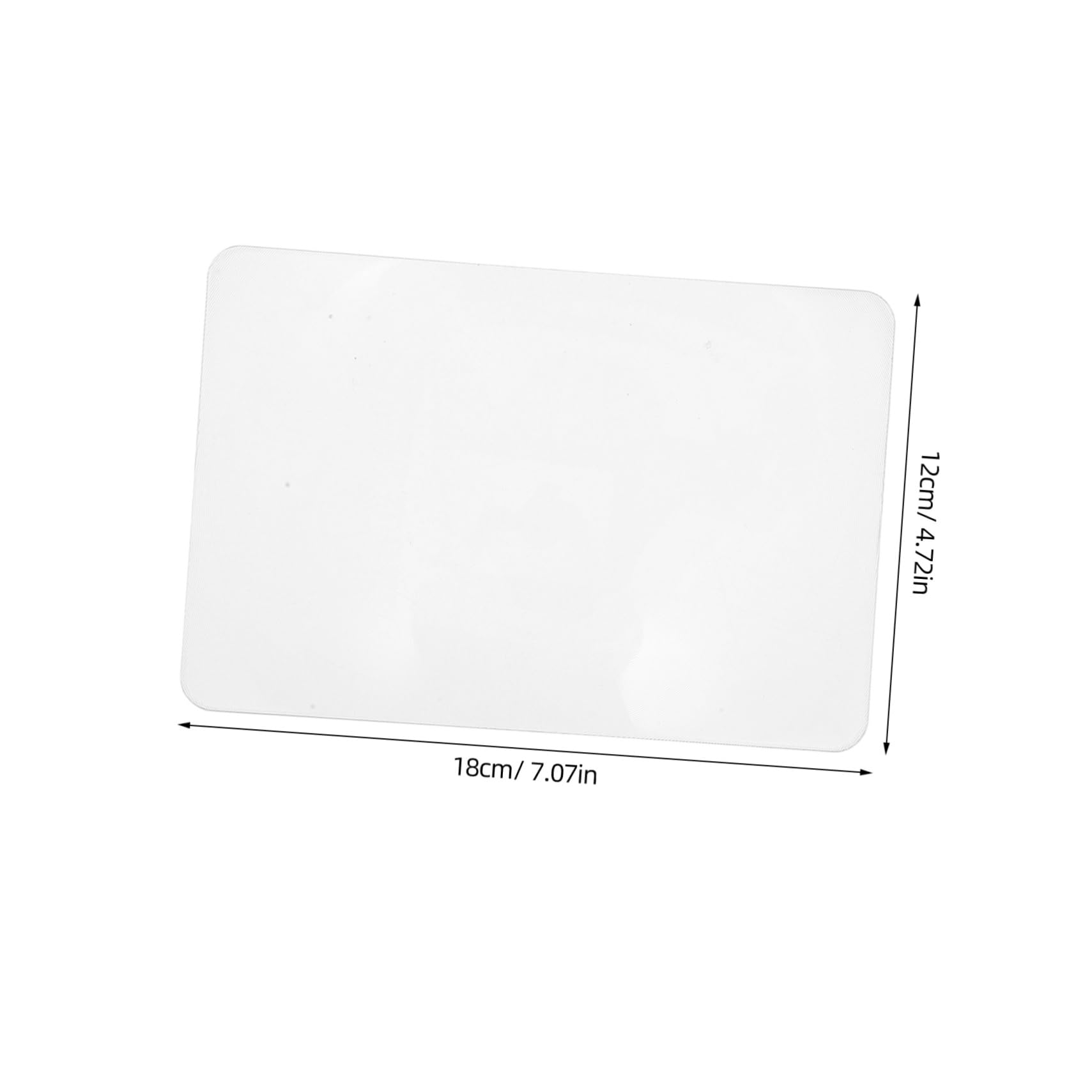 Ipetboom 2Pcs Wallet Magnifier Lenses Portable Credit Card Magnifying Glass for Low Vision Seniors Professionals Compact Design for Reading Crafting