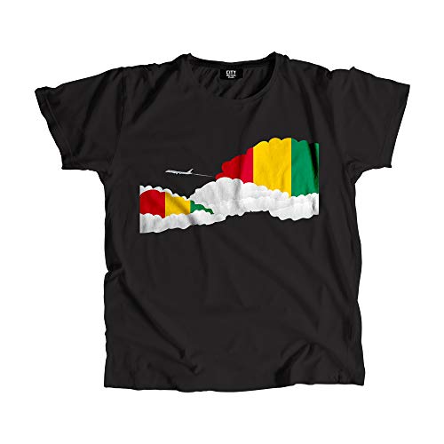 T-shirt de Guinée imprimé avion en coton respirant et durable