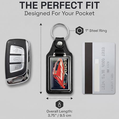 Image of Brotherhood Car Key Chain for Camaro - Classic Models Keychain for Men and Women Gift Key Ring - -