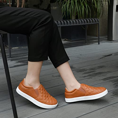 Image of STQ Slip On Shoes Women Fashion Sneakers Casual Loafers | Quilted 2.0 Comfort, Lightweight, Nursing, Driving, Teacher, Memory Foam