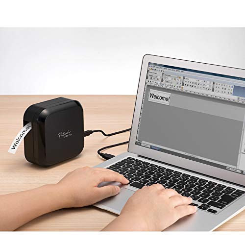 Brother P-Touch Cube Plus PT-P710BT Versatile Label Maker with Bluetooth Wireless Technology