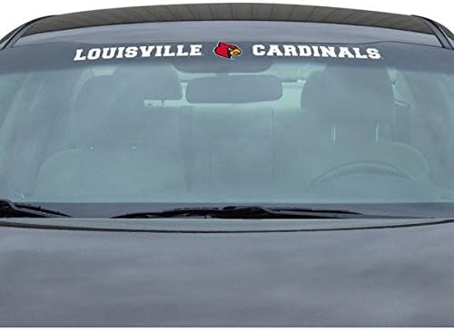 FANMATS 61521 NCAA - Nebraska Cornhuskers Sun Stripe Windshield Decal 3.25 in. x 34 in. - Great Gift for Sports Fans - Works On Hard Surfaces - for Homes, Cars, Trucks, SUVs.