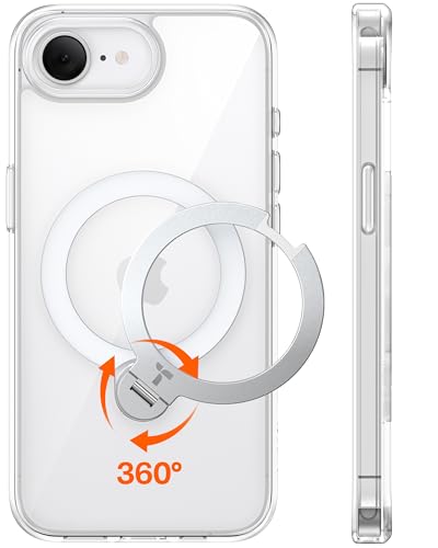 TORRAS iPhone 17e �p �P�[�X�y���@�\��́E360°�V��_��]�X�^���h�z �ČR�K�i �c�����Ή� �����O�t�� �}�O�l�b�g���� ���C�����X�[�d�Ή� �ϏՌ� �h�w�� ������ Ostand Q3 Spin �N���A