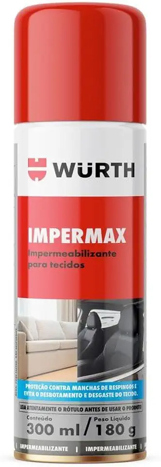 Impermeabilizante para Tecidos e Estofados - Impermax 300ml - Wurth