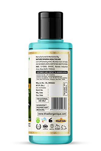 Image of Khadi Organique Natural Green Apple Hair Cleanser and Conditioner, 210ML