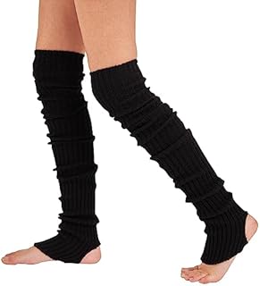 Mysocks Leg Warmers Extra Soft Stylish Fancy Winter 80s Party Dance Neon Long Legwarmers for Women Girls Ladies