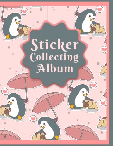 Sticker Collecting Album: Awesome Blank Sticker Collection Book For Boys, Girls, Kids And Toddlers, Cut Rainbow Themed Sticker Collecting Album For Preserve And Nurture Kids