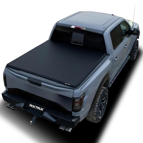ROCTRUK 8ft Soft Roll Up Tonneau Cover Compatible for 1973-1987