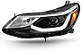 ACANII - For 2016-2018 Chevy Cruze Stock Projector Style w/LED DRL Headlight Headlamp Head Light Lamp - Driver Side Only