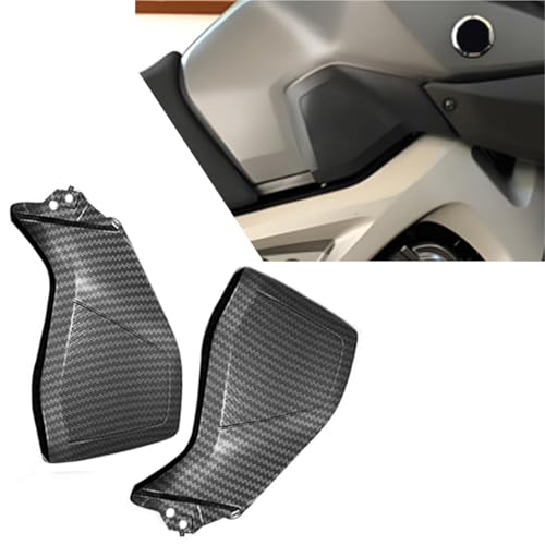 Ailettes de carénage moto et couvercle de réservoir latéral carbone pour YAMAHA MT-09
