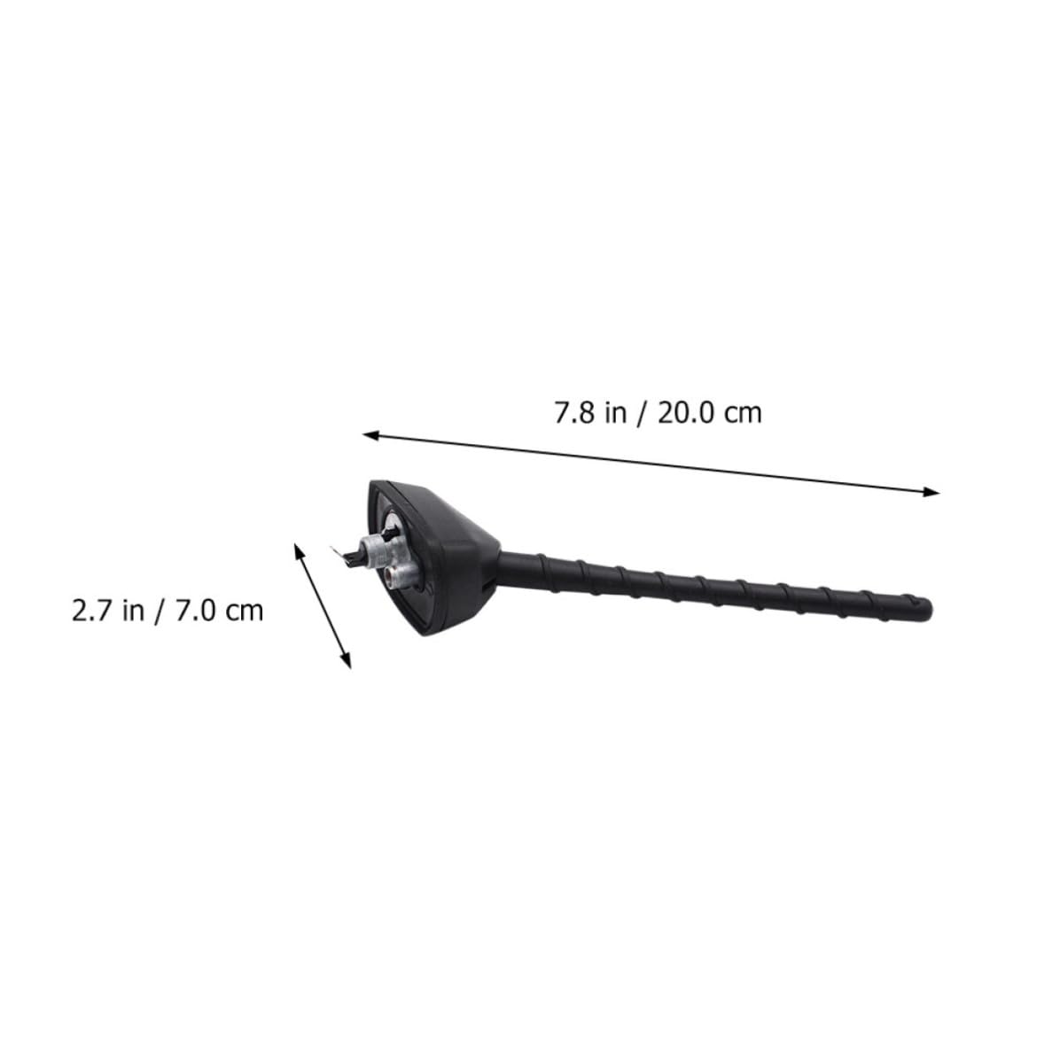 Hemobllo Antenna Resistente Tetto Abs Auto Alluminio in di Nero Lega per Decorazione Compattta Facile da Sostituire per Accessorio Modificato Tettuccio