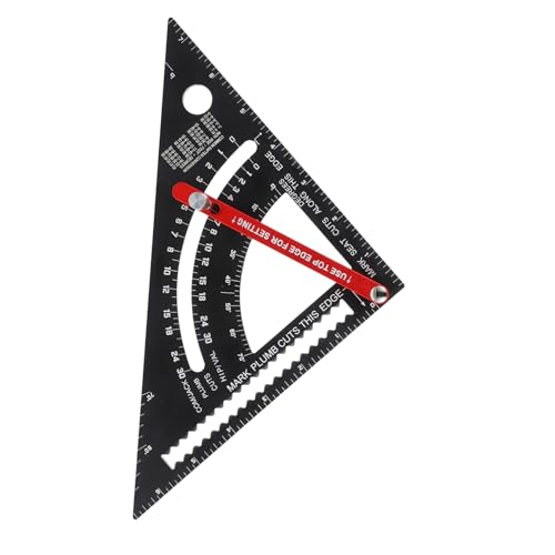 Regla De Movimiento Cuadrada Para Carpintería Triángulos Regla Triangular De Aluminio Herramienta De Medición De Carpintero Escuadra Combinada Regla Angular Marco De