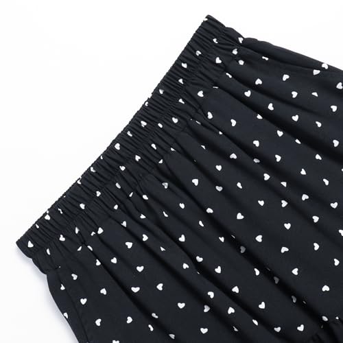 Women's Elastic Waist Casual Skirt with Pockets in Spring Summer Autumn and Winter3