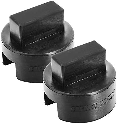 URMECCH Dual-Use Car Jack Stand Adapters for Mercedes A B C E Class Coupe GLS GL M R S W203 W204 W212 W211 W164, Rubber Jack Pad for Porsche Macan Cayenne SUV Universal - fits 3 Tons Jackstand, 2pcs