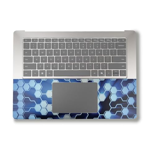 Image of Laptop Skin Compatible with Alienware M18 R2 (2024) - Shining Hex - Premium 3M Vinyl Protective Wrap Decal Cover - Easy to Apply | Crafted in The USA by MightySkins