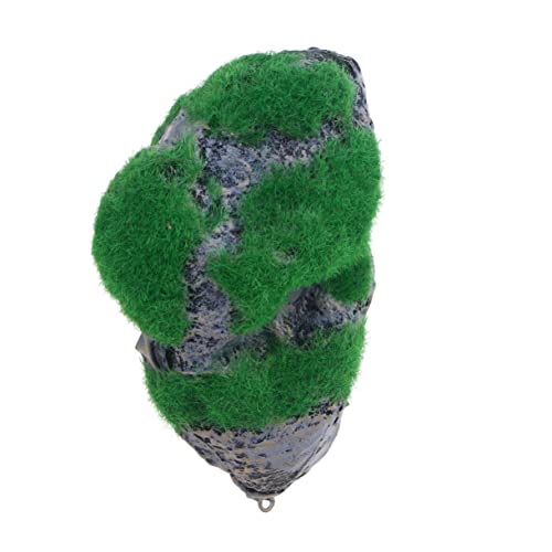 FONDOTIN 1stück Schwebende Kunststein-Dekoration Für Aquarien Mit Moos Aquarium-deko Für Wasserlandschaften