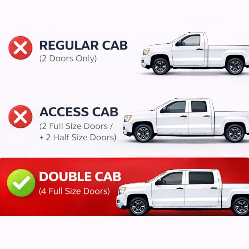 Image of KPY Rain Guards Fit for 2016-2023 Toyota Tacoma Double Cab, Out-Channel Window Visors Vent Wind Deflectors 4PC, Truck Accessories for 16-23 Tacoma Crew Cab (Full-Size Cabs Only)