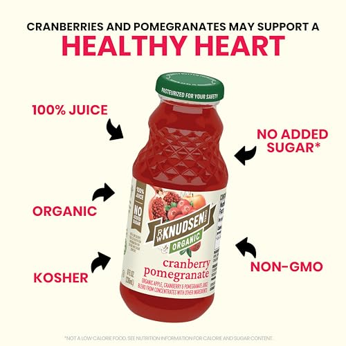 Image of R.W. Knudsen Organic Cranberry Pomegranate Juice, 8 fl oz (12 Pack)