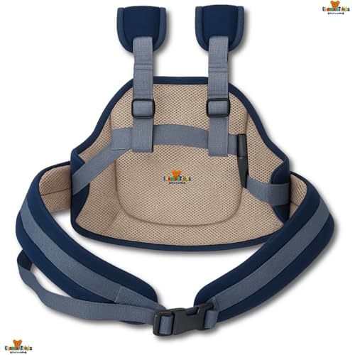 Image of Baby Safety Belt for 2 Wheeler | Adjustable Two Wheeler /Motorcycle Safety Harness Strap Belt for Children for 2 to 6 Year (Navy Blue)