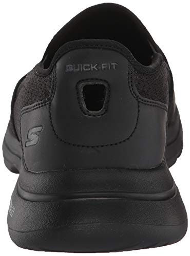 Skechers Men's Gowalk 5 - Elastic Stretch Athletic Slip-On Casual Loafer Walking Shoe Sneaker, Black, 10.5 X-Wide #TOP2