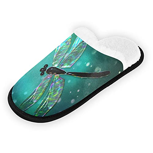 Tropical Dinosaurs Cartoon Slippers for Women Men Kids, Womens House Slippers Socks Indoor Slipper Coral Fleece House Shoes Bedroom2