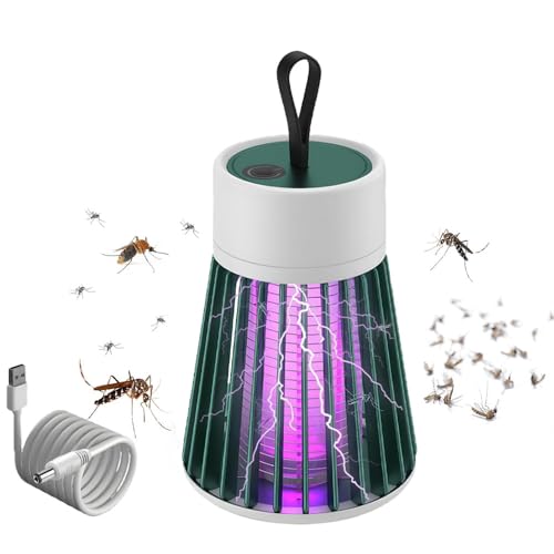 Zapper Pro Antimosquitos, Pro Zapper, MozzGuard Mosquito Zapper, Mozzguard Antimosquitos,Mozz Guard Opiniones, Dispositivo Picaduras Mosquitos con Carga USB Y Energía Solar (Green*1)