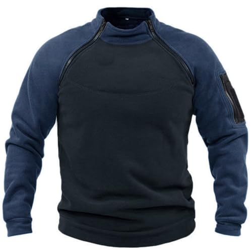 Męska bluza wojskowa, outdoorowa kurtka polarowa, sweter roboczy, męski sweter polarowy, kurtka taktyczna, kurtka polarowa, kurtka wojskowa, z zamkiem błyskawicznym, oversize, kurtka przejściowa