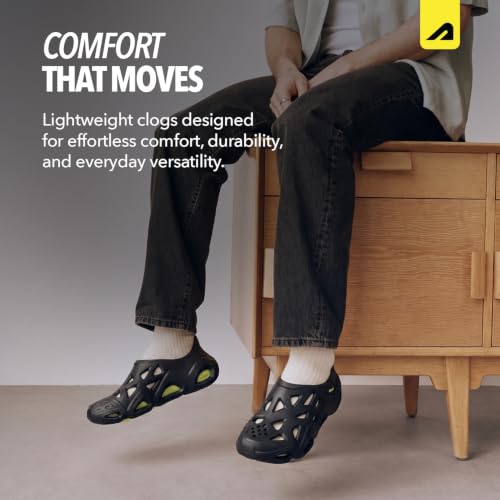 Image of Boldfit Clogs for Man, One-Piece Clogs for Men Molded Soft Eva Slipon Sliders for Men-Seamless Comfort, Lightweight Crocs Men, Cushioned, Water-Resistant, Anti Skid Mules, Unisex Everyday Footwear