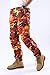 BACKBONE Mens Casual Street Fashion Camo Cargo Pants Army Combat Military BDU Pants Work Hunt Pants (Orange Camo,Size 30)