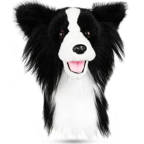 Craftsman Golf Border Collie Plush Driver and Fairway Wood Headcover