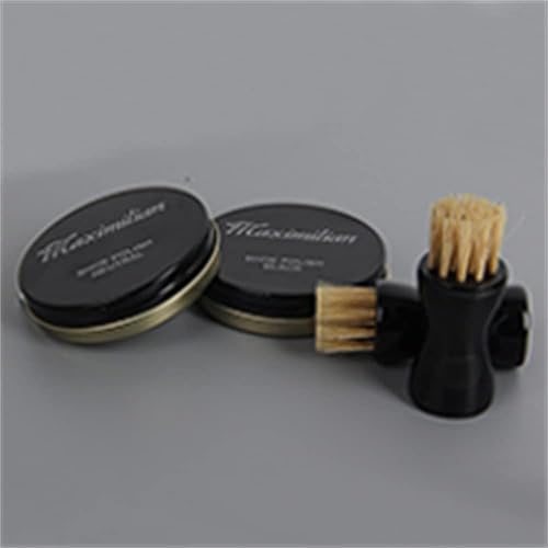 Miniatura 8 de MAXIMILIAN Kit de pulido de zapatos 7 piezas de cuero kit de brillo de zapatos Cuidado para el cuidado y limpieza de zapatos.