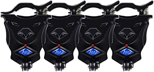 Wingsflying Electronic Overwatch Fishing Bite Alarm High Sense Straight Line Bite Indicator Black(4Pcs) #TOP25