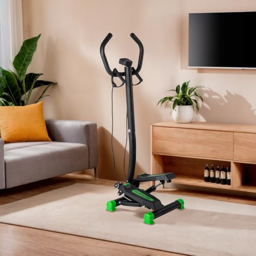 GLOBAL RELAX® | EKA Stepper Twist Step-Maschine mit Lenker | Für Bewegung & Heimtraining | Multifunktionaler Twister | Steuerungsbildschirm | Mehrere Ebenen | Verstellbarer Lenker GLOBAL RELAX® | EKA Stepper Twist Step-Maschine mit Lenker | Für Bewegung & Heimtraining | Multifunktionaler Twister | Steuerungsbildschirm | Mehrere Ebenen | Verstellbarer Lenker