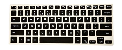 PcProfessional Black Ultra Thin Silicone Gel Keyboard Cover for Dell Inspiron 15 7558 15.6