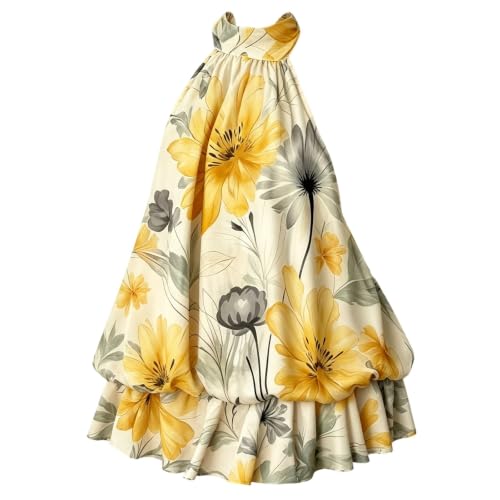 Robe d'été confortable et ample à imprimé floral bohème - 7