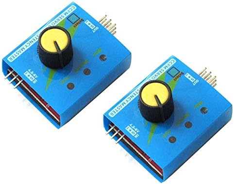 VIPMOON 2 Pack 3CH DC 4.8V-6V Servo Tester, CCPM ESC Motor Checker