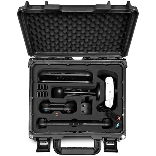 Lekufee 防水ハードキャリーケース Nintendo Switch 2、ドック、Switch 2 Proコントローラー、Switch 2カメラ、ゲームカートリッジ(8個)、その他アクセサリーに対応(バッグとケースのみ)