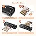 Bonsaii Laminator, 9 Inch Thermal Laminator Machine with Never Jam Technology for Doc/Posters/Photo, Personal Laminating Machine Simple Convenient for Home, Office and School Black