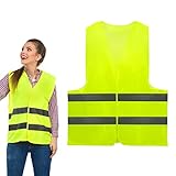 MATERIAL - El tejido por los que están compuestos estos chalecos reflectantes ofrecen ligereza y transpirabilidad, especialmente cuando camina y trabaja al aire libre entre otros. Es un tipo de chaleco ligero y funcional.