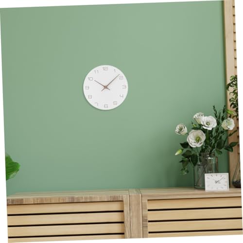 Horloge murale en bois decorative avec mecanisme silencieux pour maison - 8