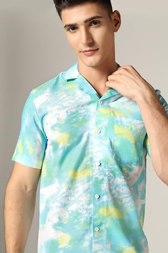 Image of DHRUVI TRENDZ Shirt for Men | Mens Casual Shirt | Men Stylish Shirt | Men Printed Shirt | Men's Regular Fit | Men Formal Shirt | Men's Solid Slim Fit