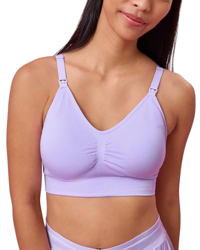 Image of Kindred Bravely Simply Sublime Nursing Bra, Wireless Maternity Bra | Adjustable straps, one hand clip-down cups, removable padding, wire free support, fits wearable pumps for postpartum