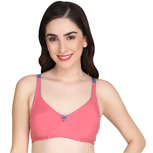 Image of Women Melange Fabric Everyday Non Padded Bra for Women