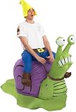 Gaoin Inflatable Costume Adults Inflatable Snail Riding Costume Unisex Halloween Blow up Costume Cosplay Parties