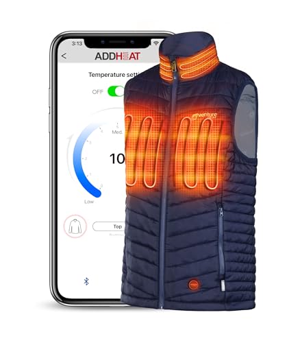 Women's Heated Vest with Battery & Bluetooth Control