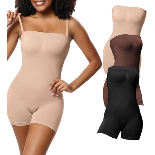 Body shapewear contrôle du ventre sans manches avec effet galbant fessier
