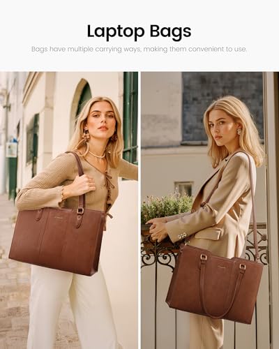 LOVEVOOK Vintage Laptop Tote
